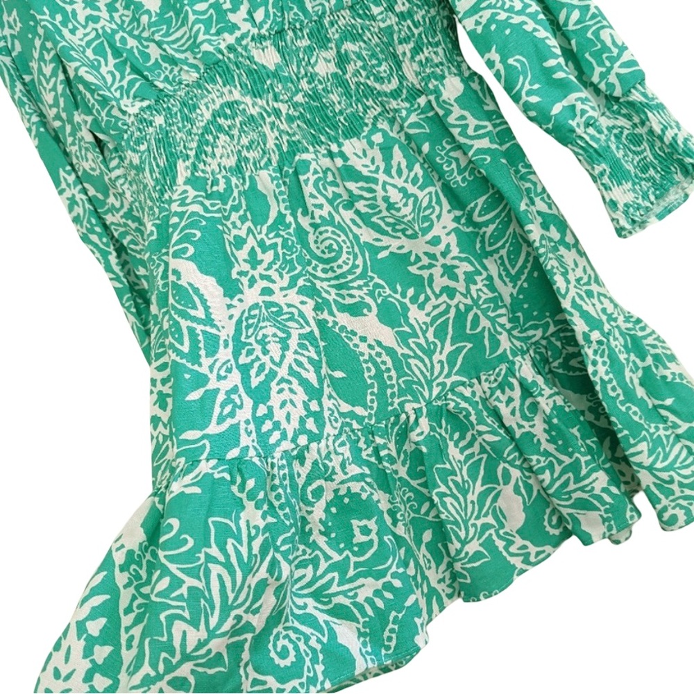 Zara Printed Linen Blend Mini Size XS - Picture 2 of 11
